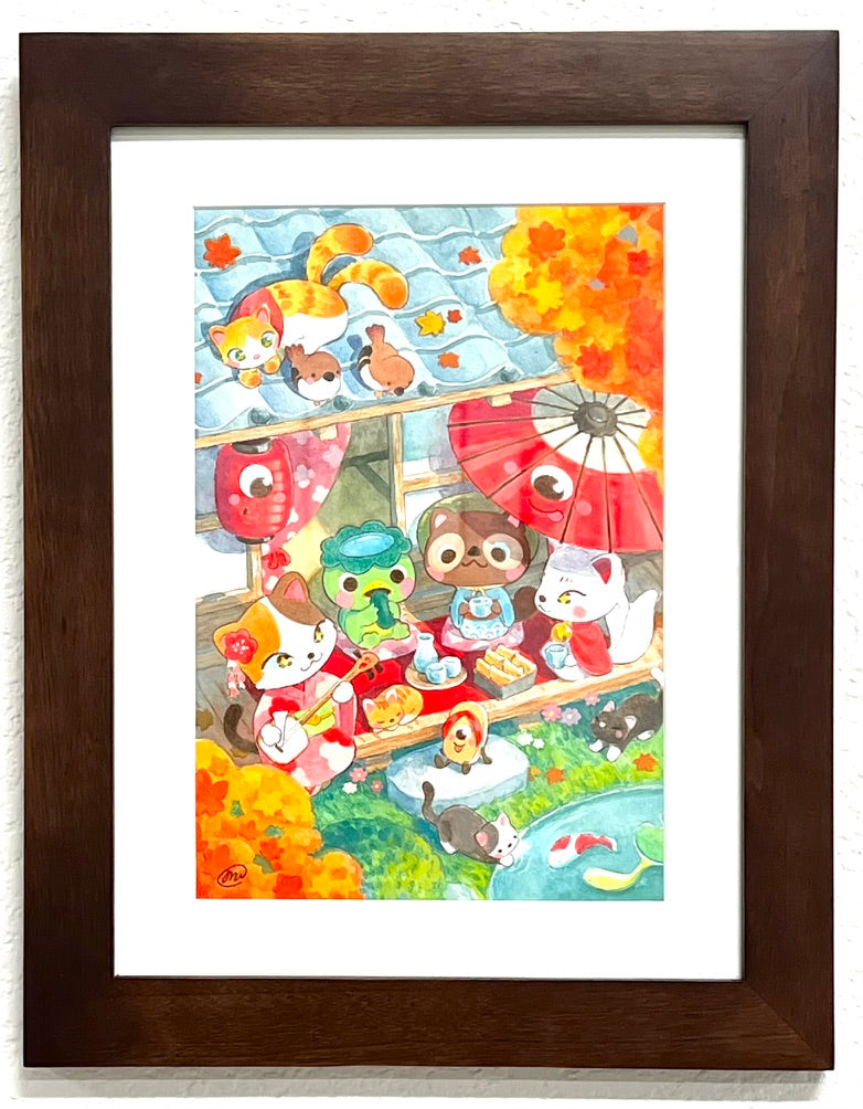 Megan Sayuri Uchida - Kappy's House warming - Original Art - Yokai Exhibition