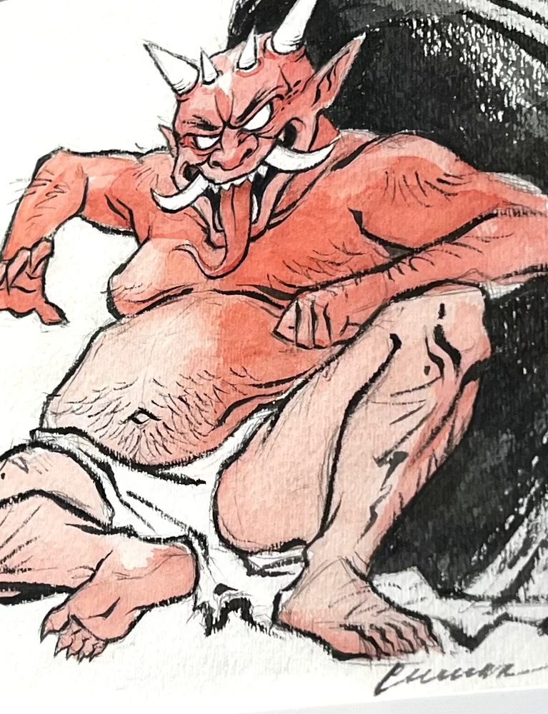 Soyeon Yoo - Oni - Original Art- Yokai Exhibition