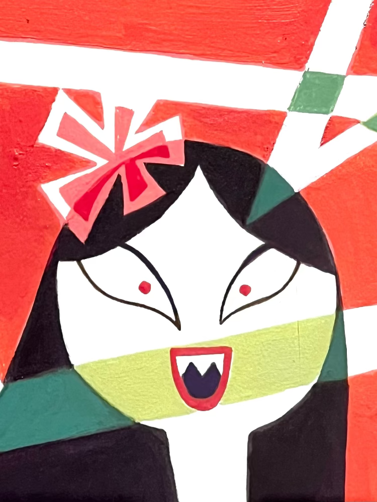 Kat Hudson - Rokurokubi - Original Art- Yokai Exhibition
