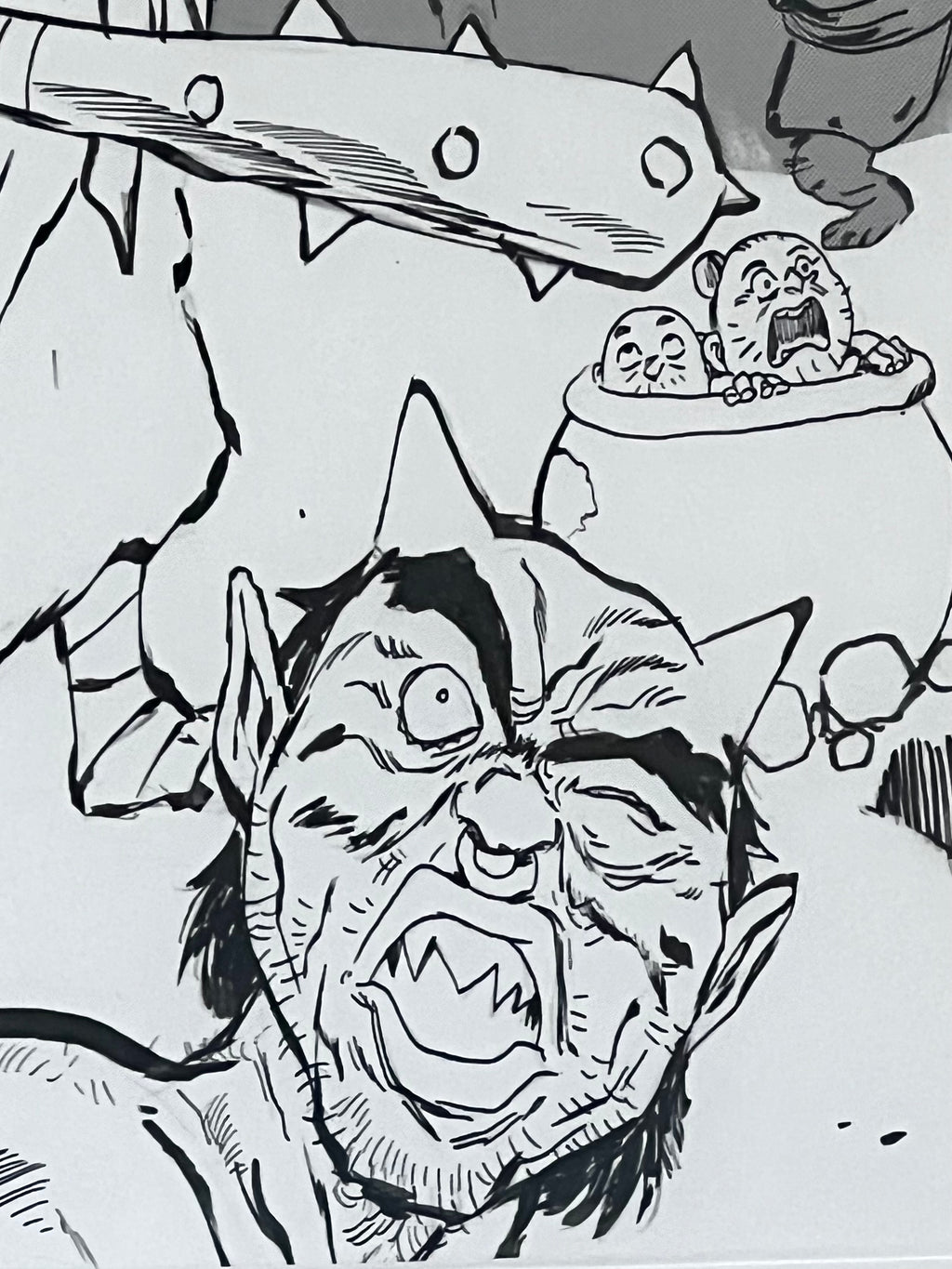 Ian Higginbotham - Oni- Original Art- Yokai Exhibition
