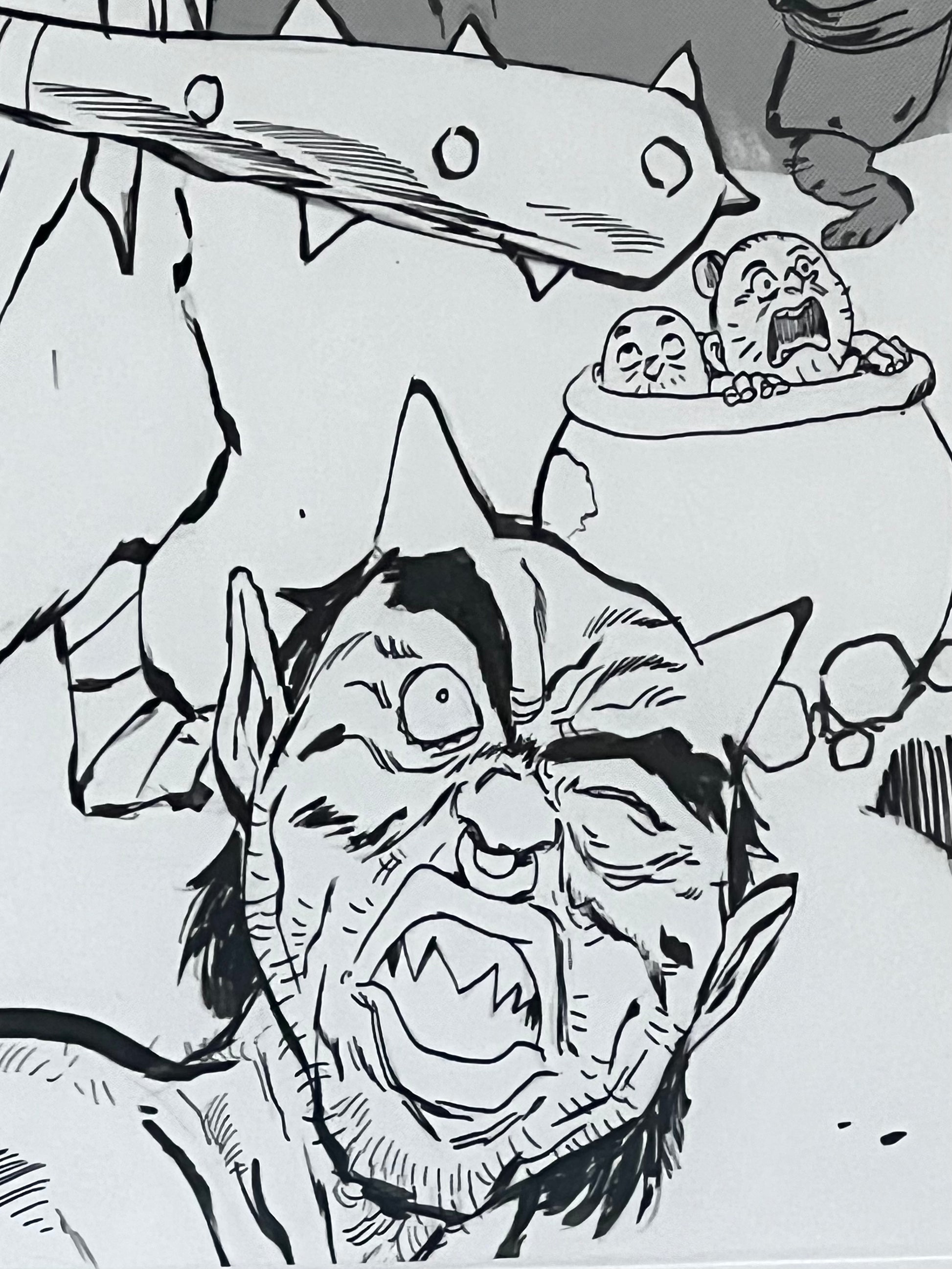 Ian Higginbotham - Oni- Original Art- Yokai Exhibition