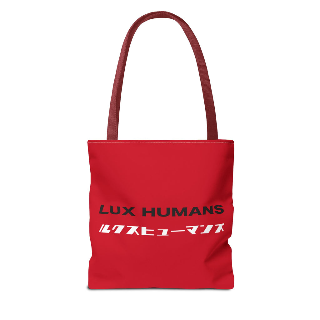 LUX HUMANS Stylish Graphic Tote Bag, Lux Humans Design, Cute Shopping Bag, Unique Gift for Alien Lovers, Trendy Beach Tote, Eco-Friendly Carryall