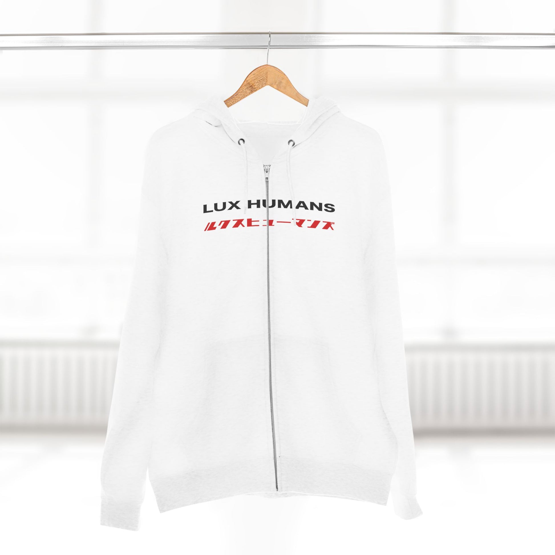 Lux Humans Unisex Zip Hoodie - Stylish Outerwear, Streetwear, Casual Wear, Gift for Him/Her, Cool Layering Essential