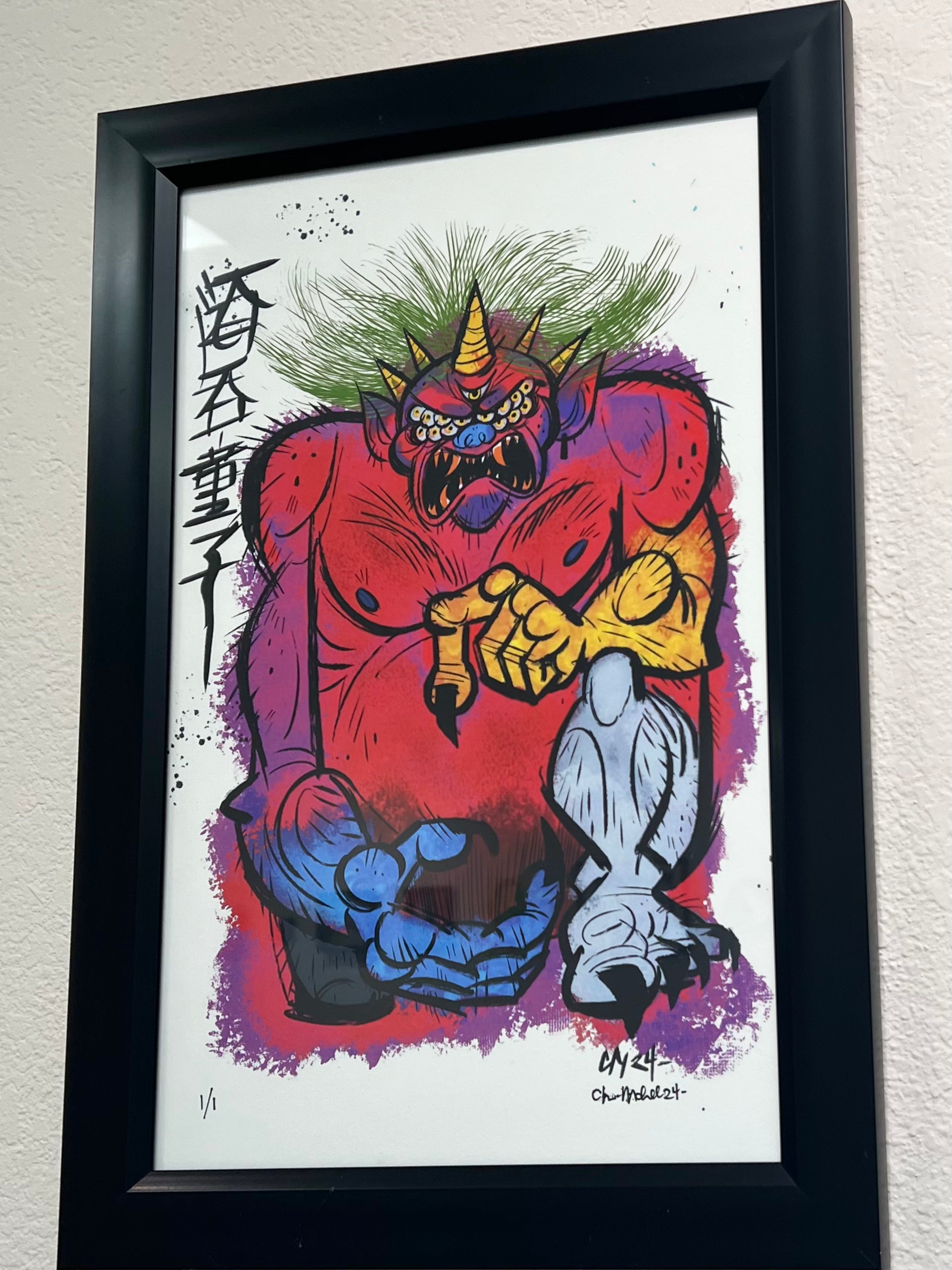Chris Mitchell - Shuten-dōji - Original Art- Yokai Exhibition (SOLD OUT)
