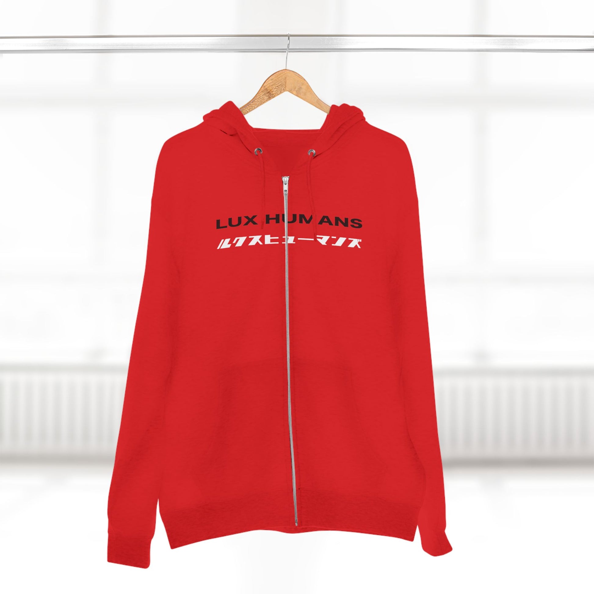 Lux Humans Unisex Zip Hoodie - Stylish Outerwear, Streetwear, Casual Wear, Gift for Him/Her, Cool Layering Essential
