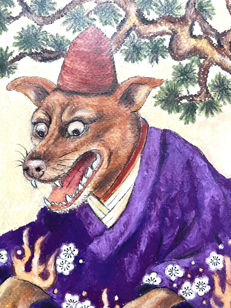 Christina Yi - Inugami - Original Art- Yokai Exhibition
