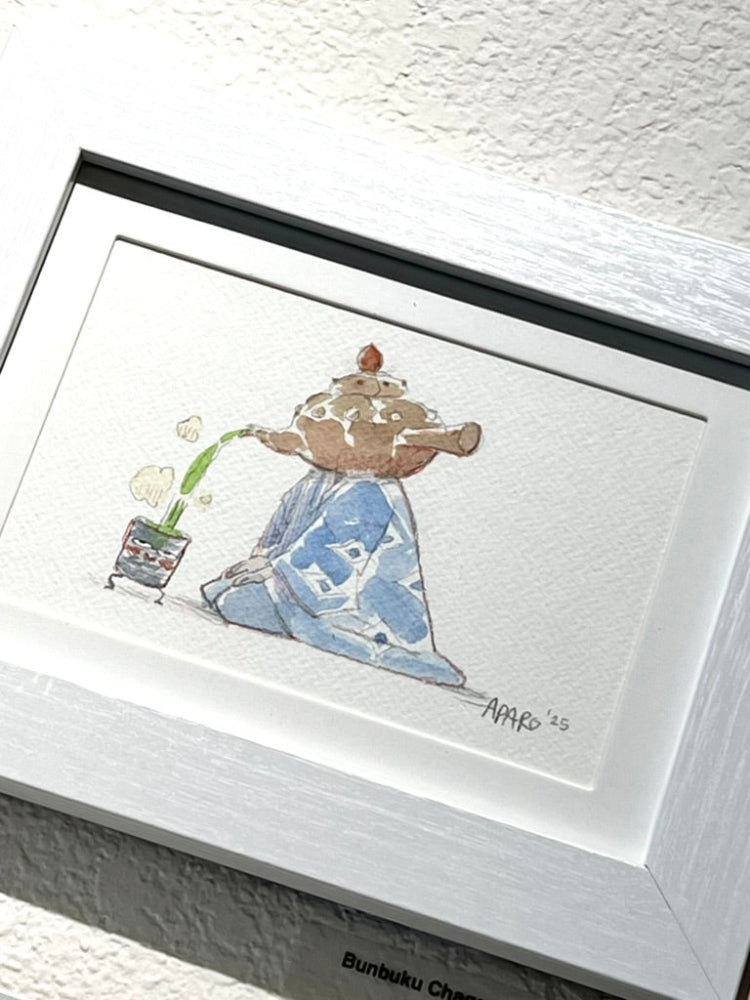 Vince Aparo - Bunbuku Chagama (Teapot Ghost) - Original Art- Yokai Exhibition (SOLD OUT) (Copy)