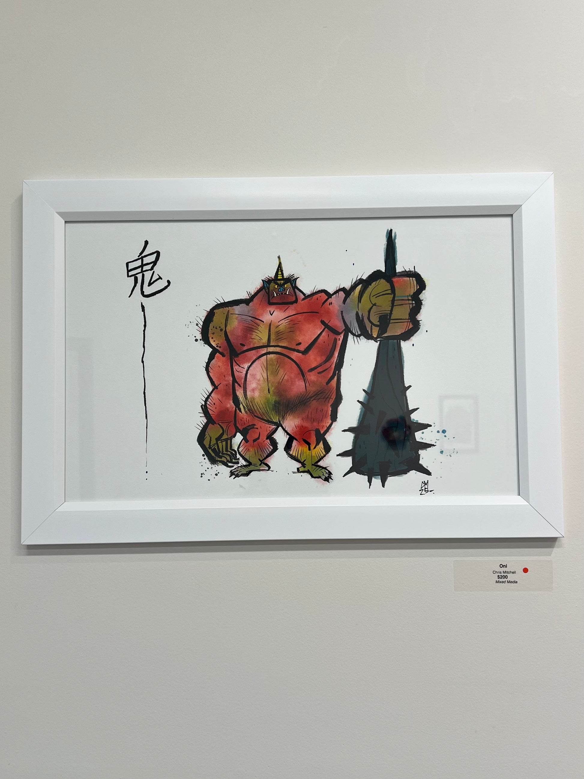 Chris Mitchell - Oni - Original Art- Yokai Exhibition (SOLD OUT)