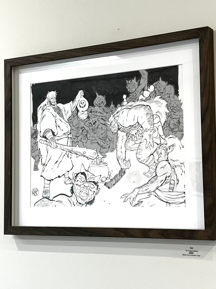 Ian Higginbotham - Oni- Original Art- Yokai Exhibition