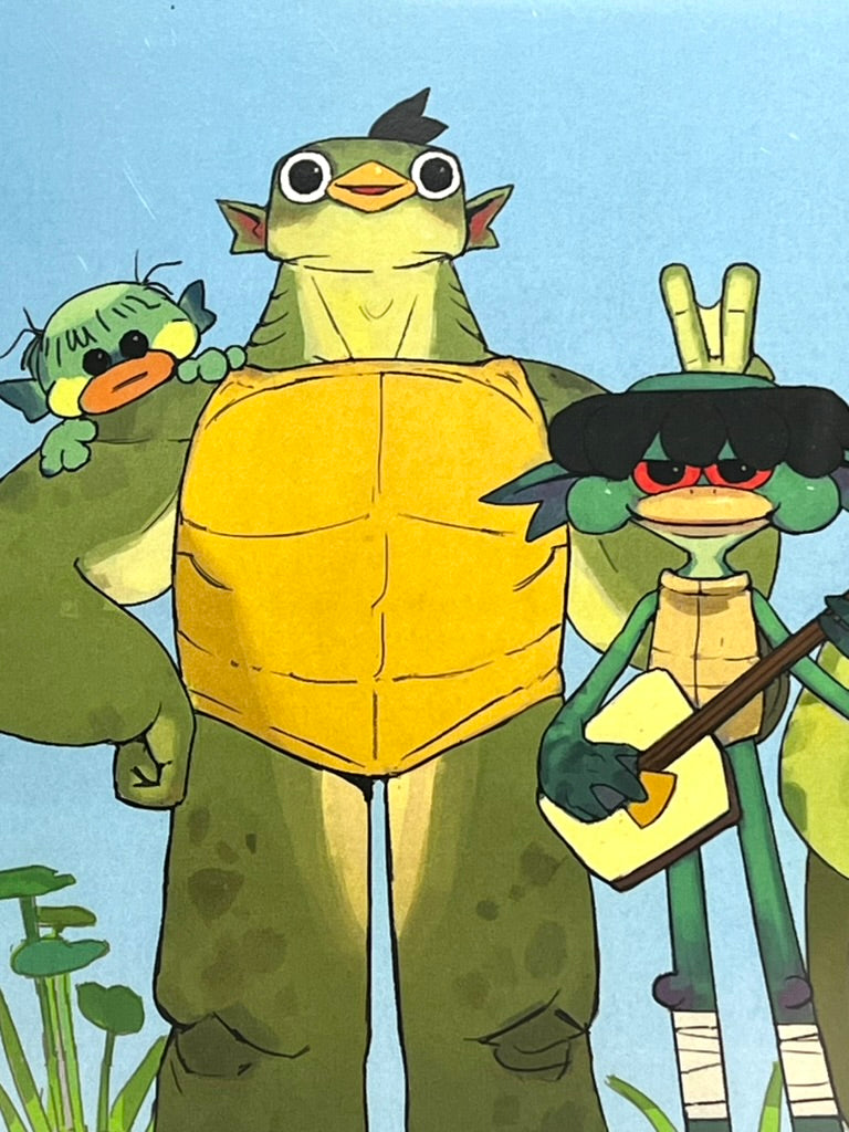 Samuel Youn - Kappa Family Photo - Original Art- Yokai Exhibition