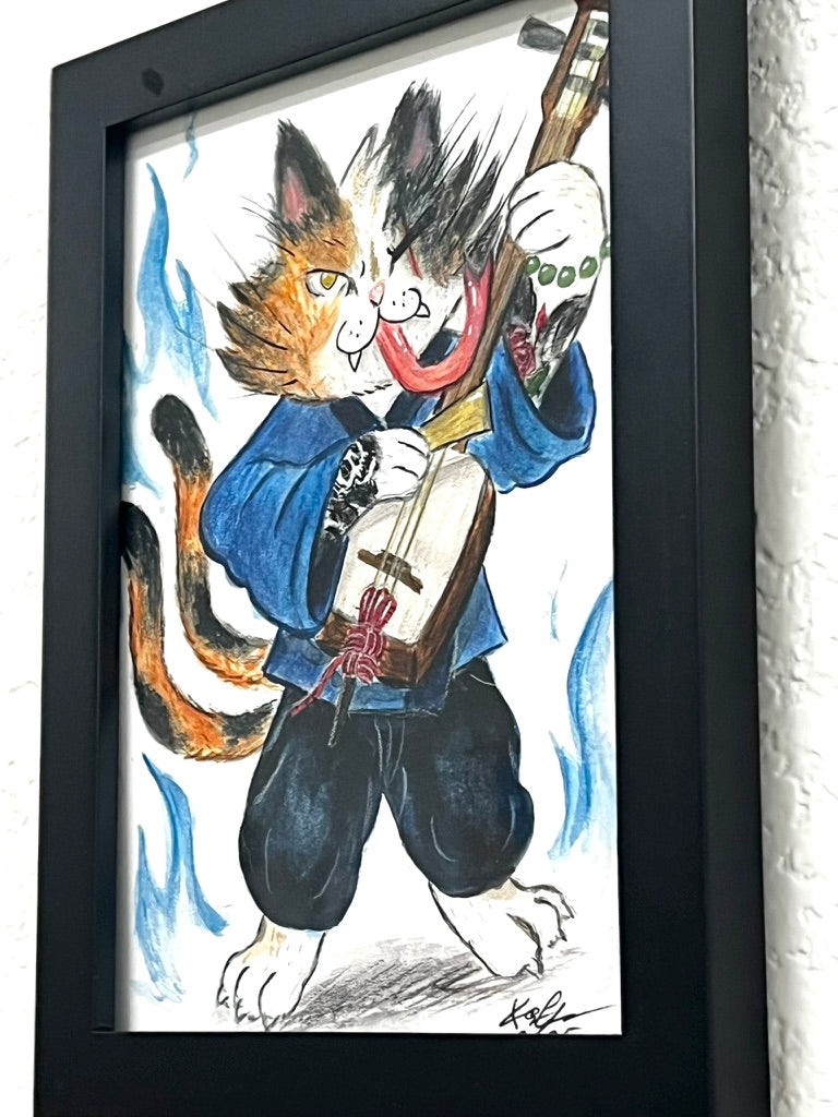 Kevin Chan - Nekomata - Original Art- Yokai Exhibition