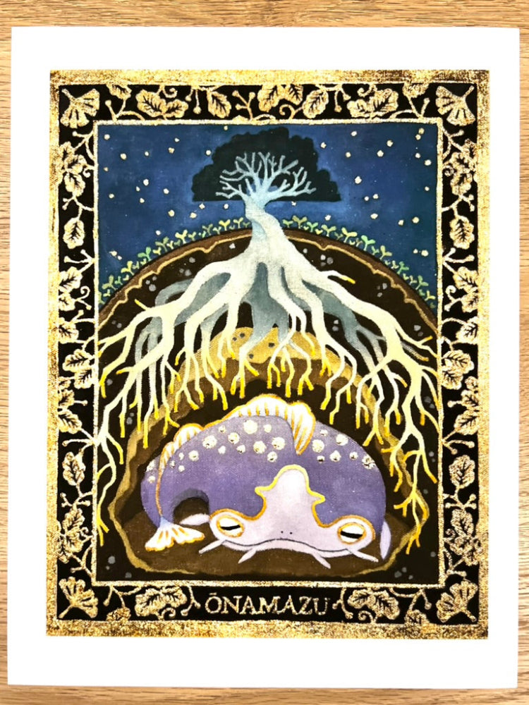 Miv Choi - Onamazu - Art Print - Yokai Exhibition
