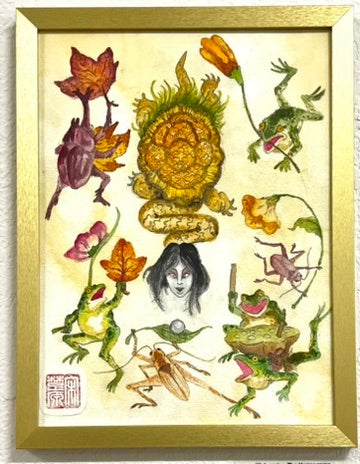Clay Song - Welcoming The Honengame - Original Art- Yokai Exhibition