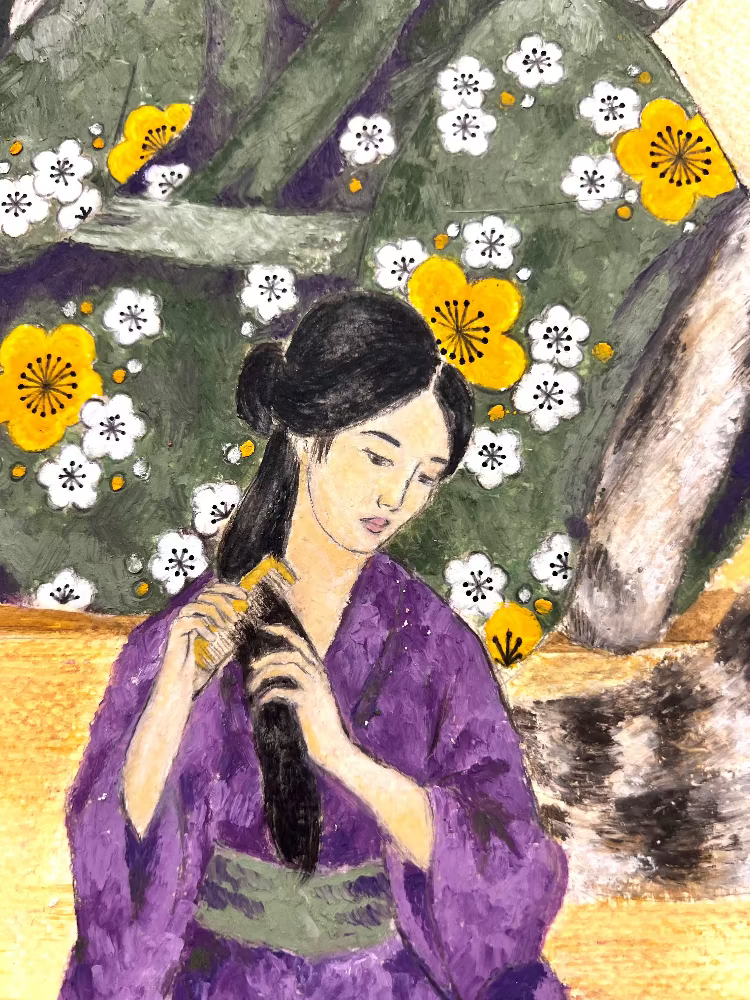 Christina Yi - Nekomata - Original Art- Yokai Exhibition