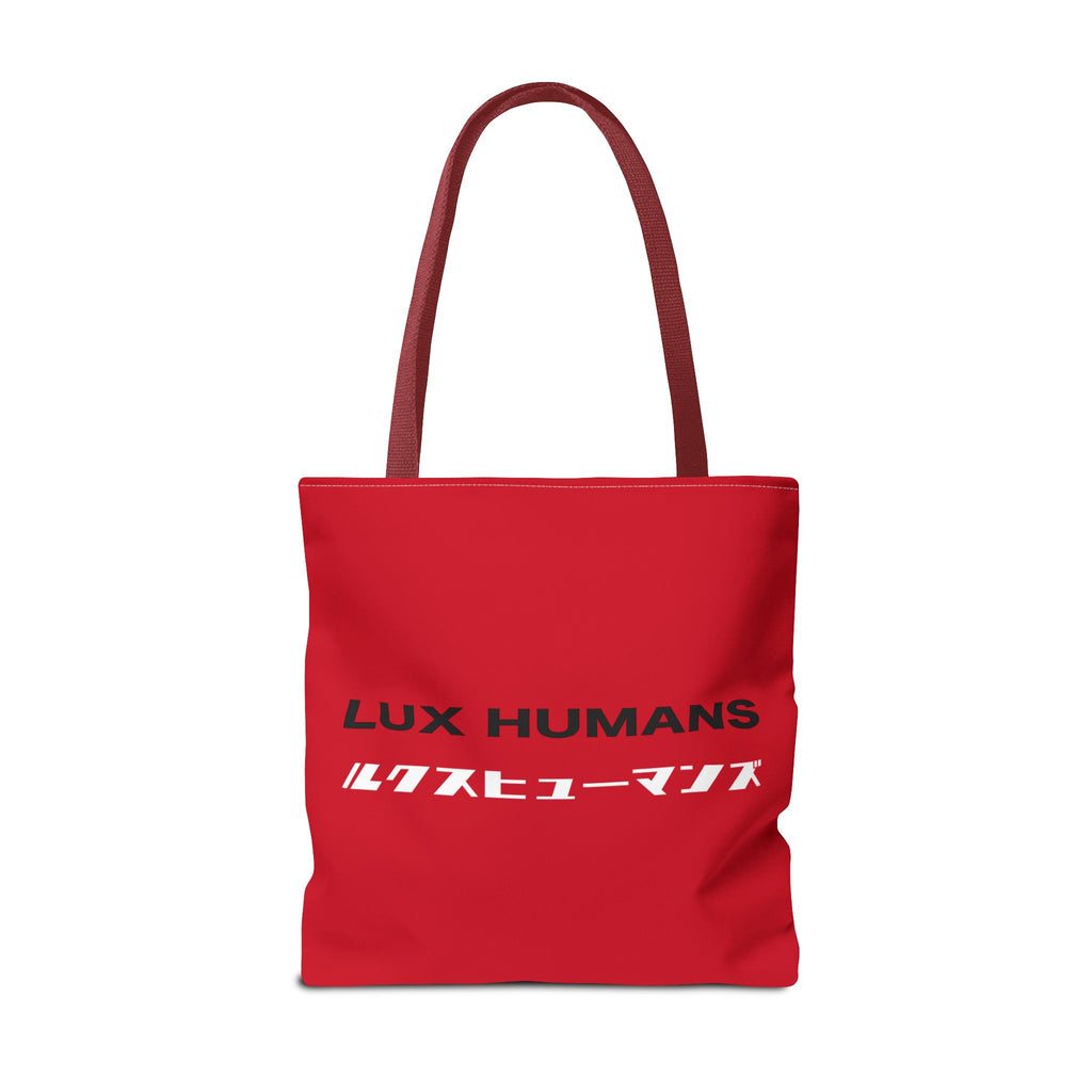 LUX HUMANS Stylish Graphic Tote Bag, Lux Humans Design, Cute Shopping Bag, Unique Gift for Alien Lovers, Trendy Beach Tote, Eco-Friendly Carryall