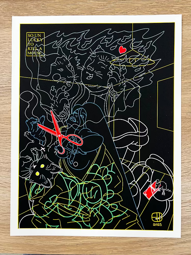 Eric Miler - Guilt - Art Print - Yokai Exhibition