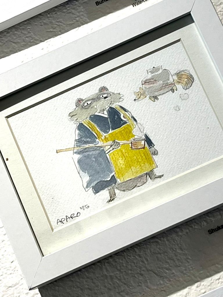 Vince Aparo - Shukaku (Racoon ghost) - Original Art- Yokai Exhibition (SOLD OUT)