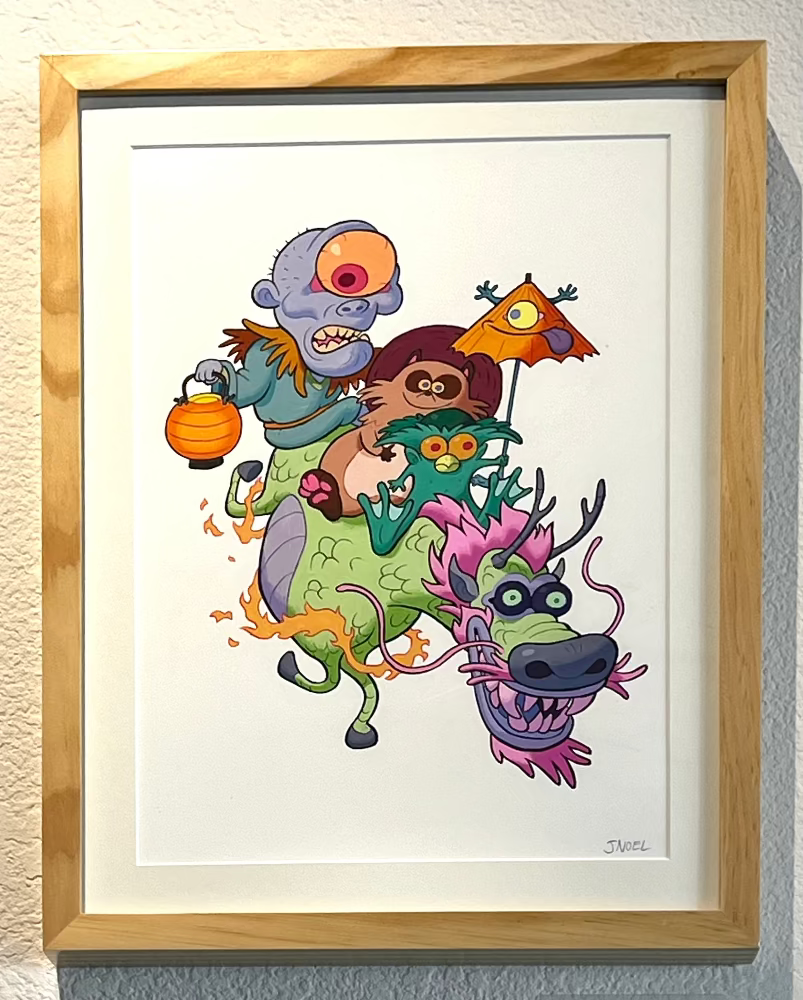 Justin Noel - Yokai Pals - Original Art- Yokai Exhibition