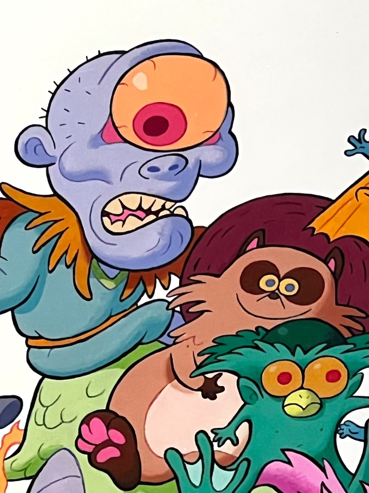 Justin Noel - Yokai Pals - Original Art- Yokai Exhibition