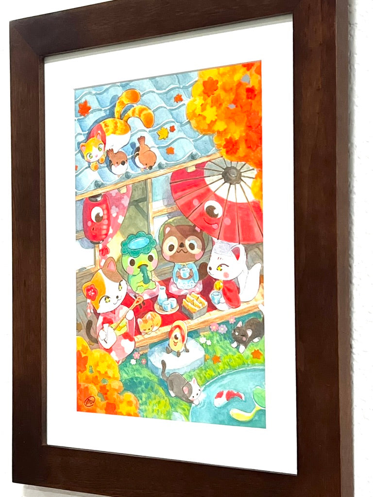 Megan Sayuri Uchida - Kappy's House warming - Original Art - Yokai Exhibition