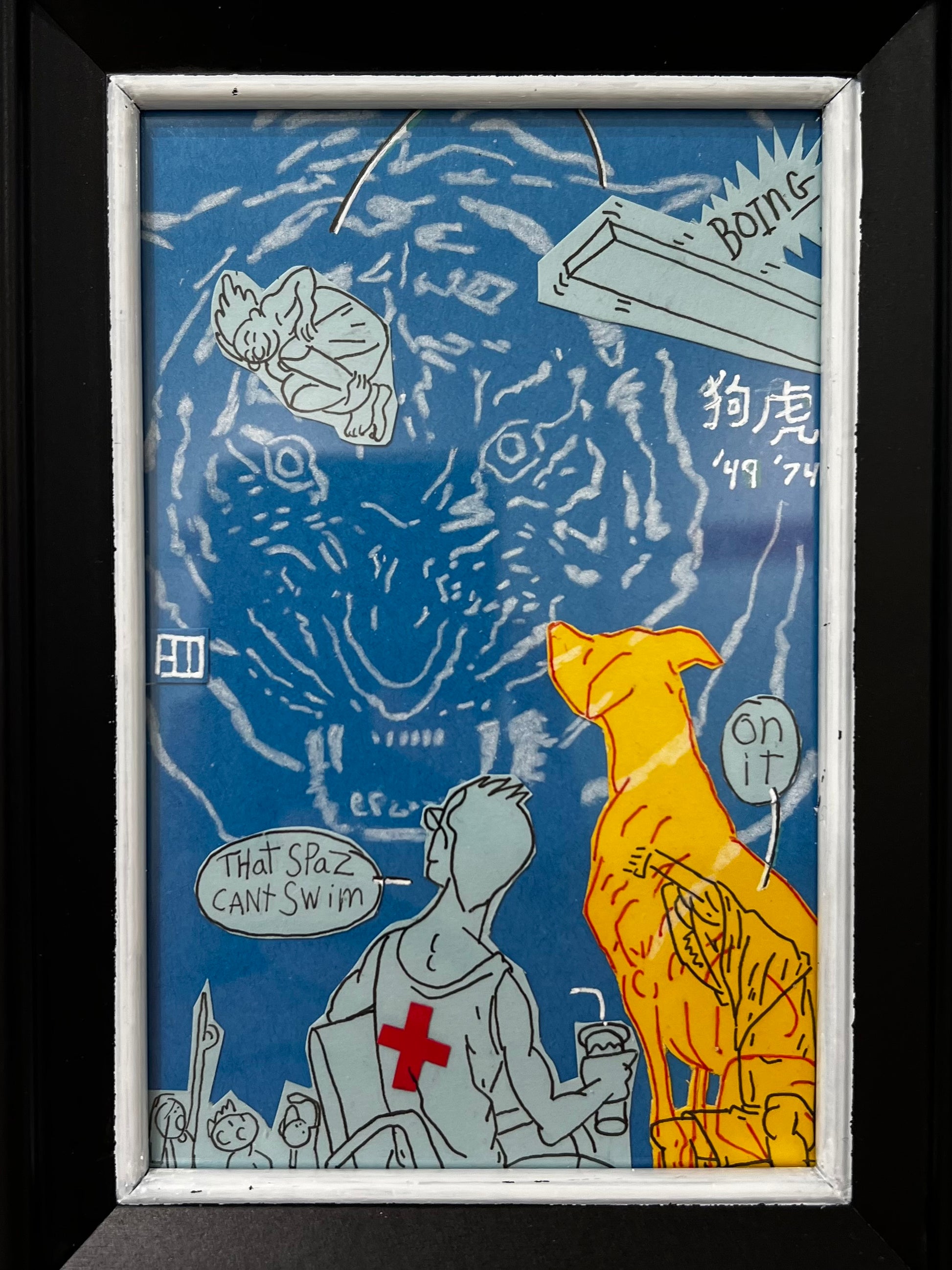 luck.e.bat Traditional Art piece #70 -  The 4"x 6"- Chinese Zodiac Show