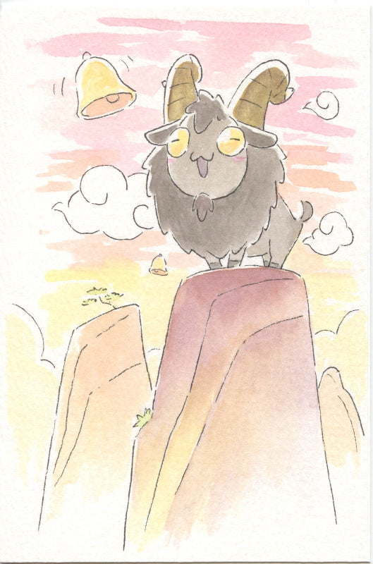 Nose With Glasses Traditional Art piece #160 -  The 4"x 6"- Chinese Zodiac Show