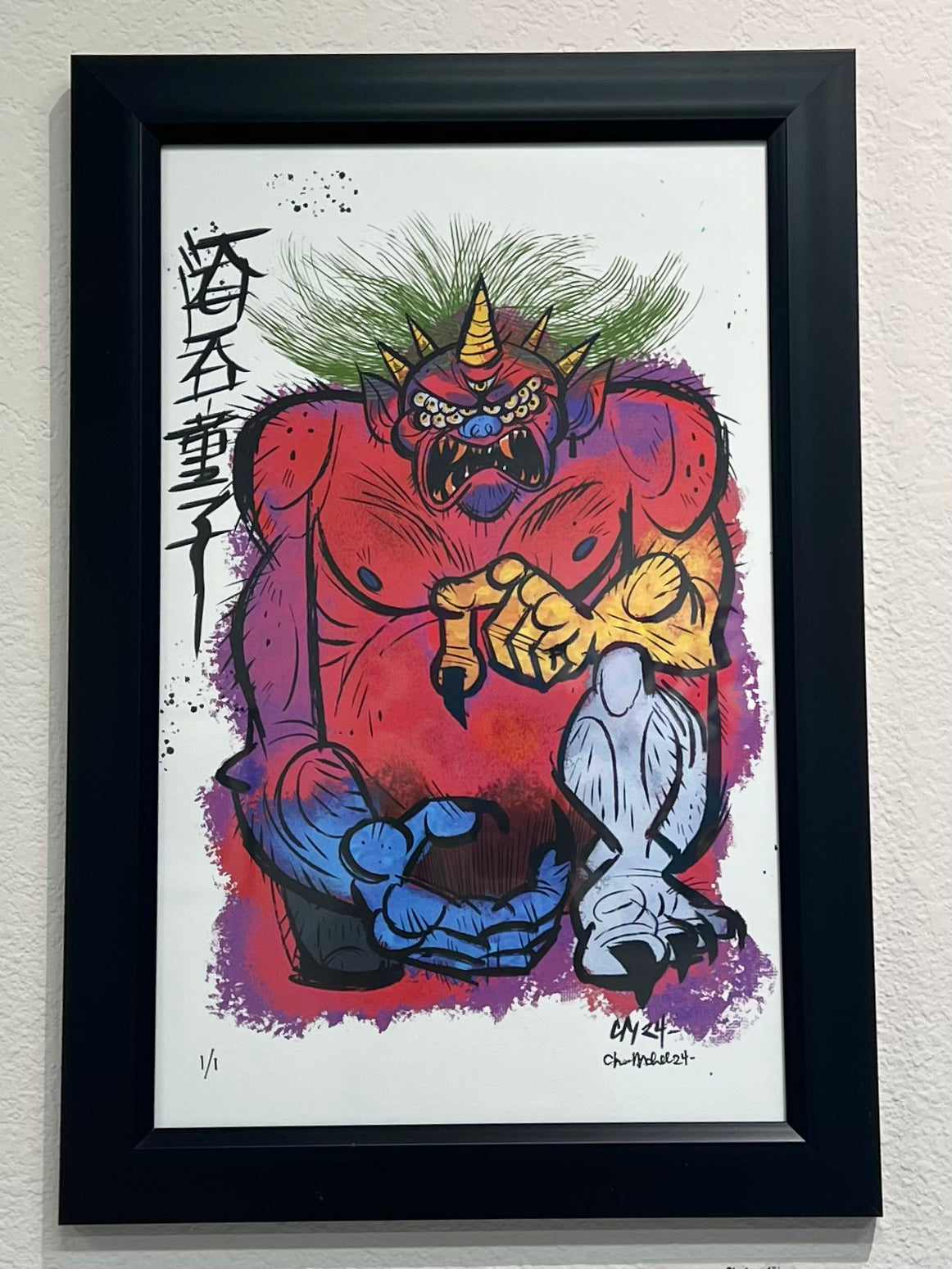 Chris Mitchell - Shuten-dōji - Original Art- Yokai Exhibition (SOLD OUT)