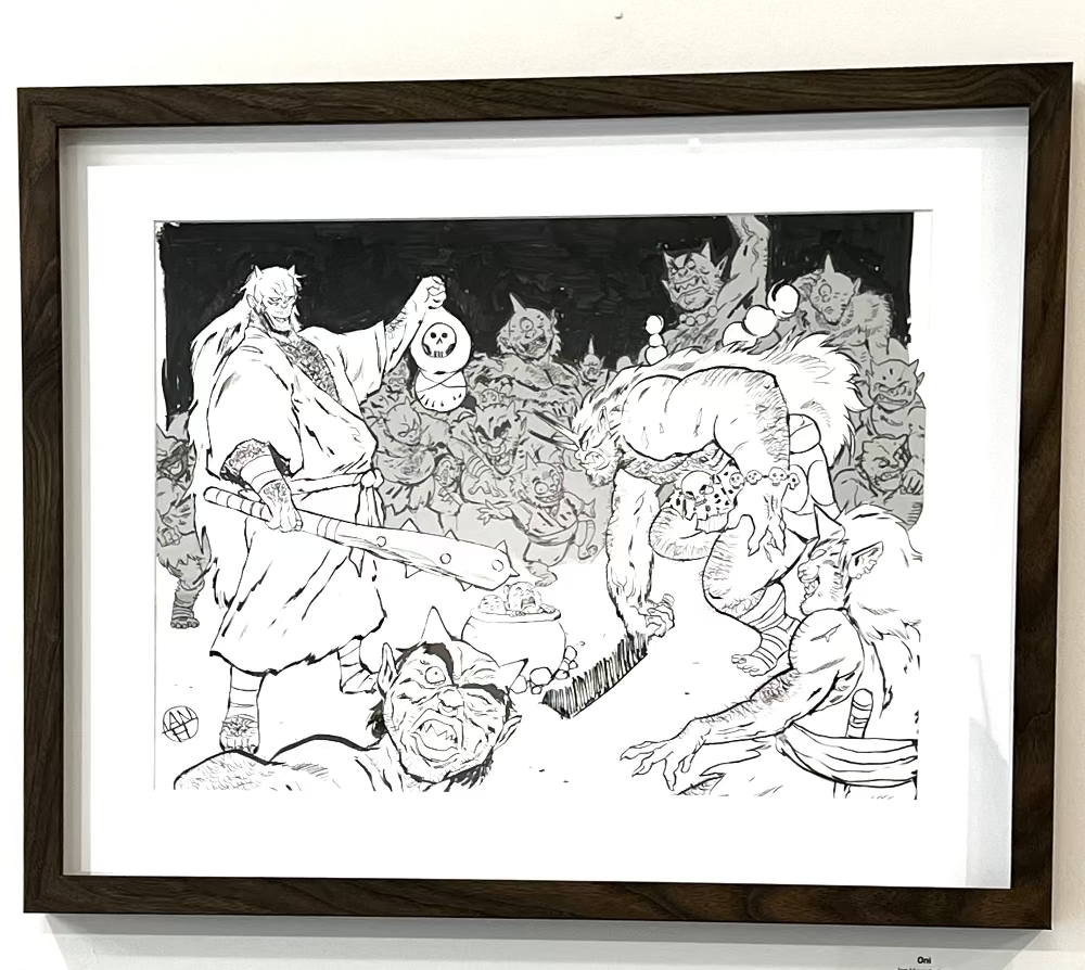 Ian Higginbotham - Oni- Original Art- Yokai Exhibition