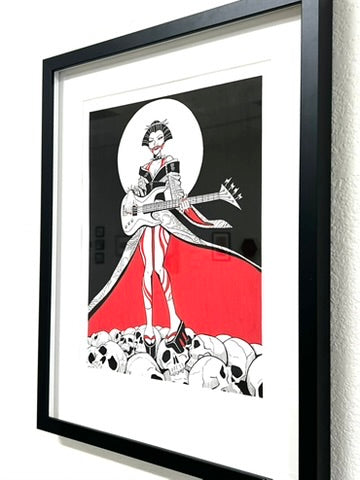 Claire Seckler - Kuchisake-onna - Original Art- Yokai Exhibition
