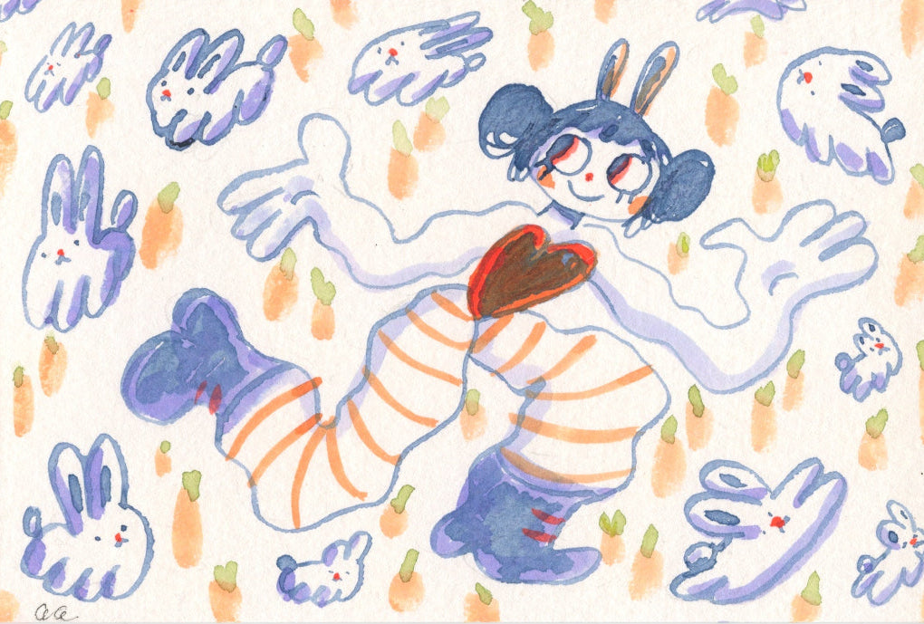 Cheyenne Curtis Traditional Art piece #65 -  The 4"x 6"- Chinese Zodiac Show