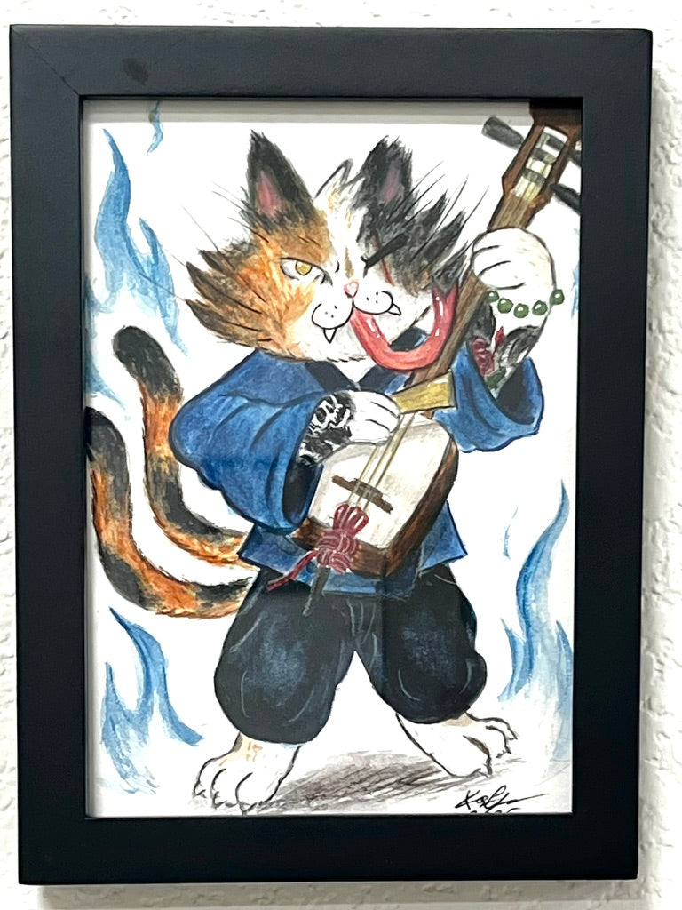Kevin Chan - Nekomata - Original Art- Yokai Exhibition