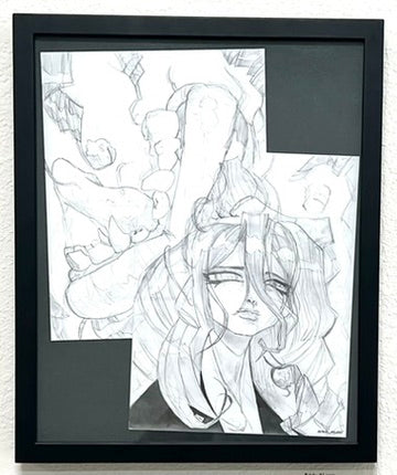 Asher Borrison - Fatakachi-onna - Original Art- Yokai Exhibition