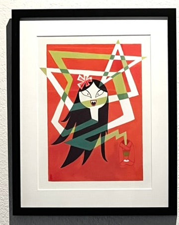Kat Hudson - Rokurokubi - Original Art- Yokai Exhibition