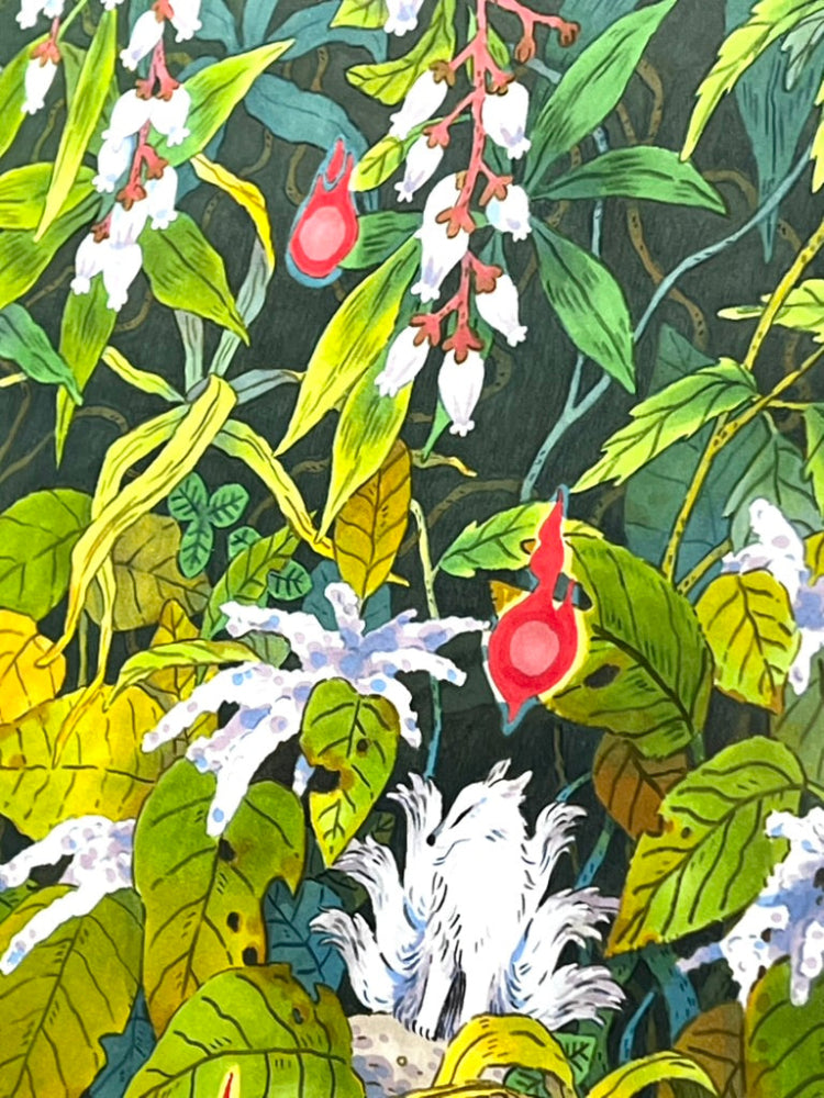 Sophia Du - Nogitsune - Original Art- Yokai Exhibition