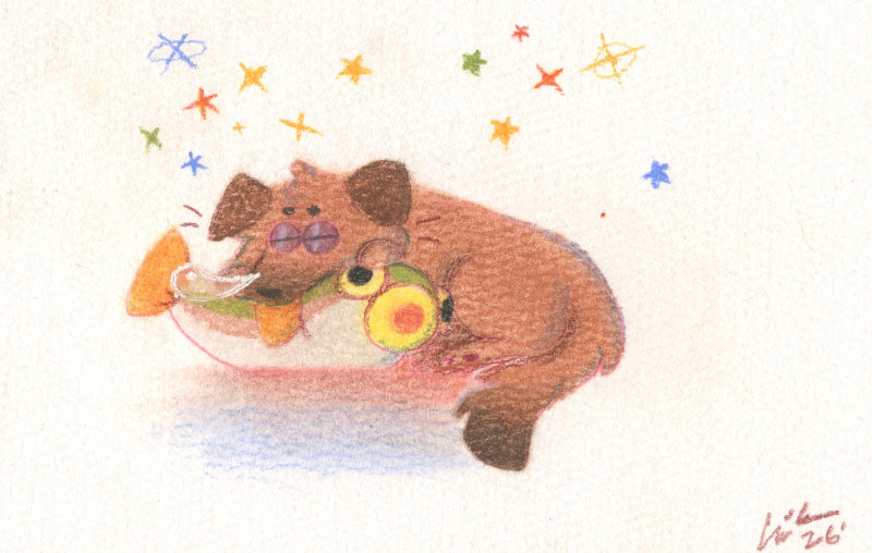 Gloria Kum Traditional Art piece #5 -  The 4"x 6"- Chinese Zodiac Show