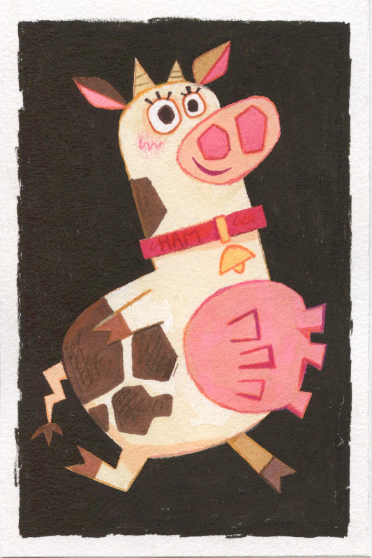 Ham Firouzan Traditional Art piece #16 -  The 4"x 6"- Chinese Zodiac Show
