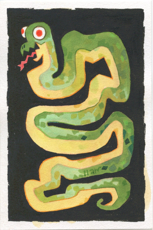 Ham Firouzan Traditional Art piece #17 -  The 4"x 6"- Chinese Zodiac Show