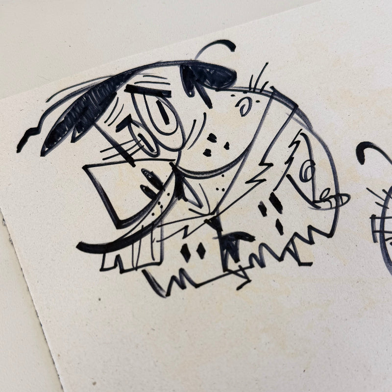 Marc Perry- Original Sketches #1 - Original Art - Lux Humans Fundraiser