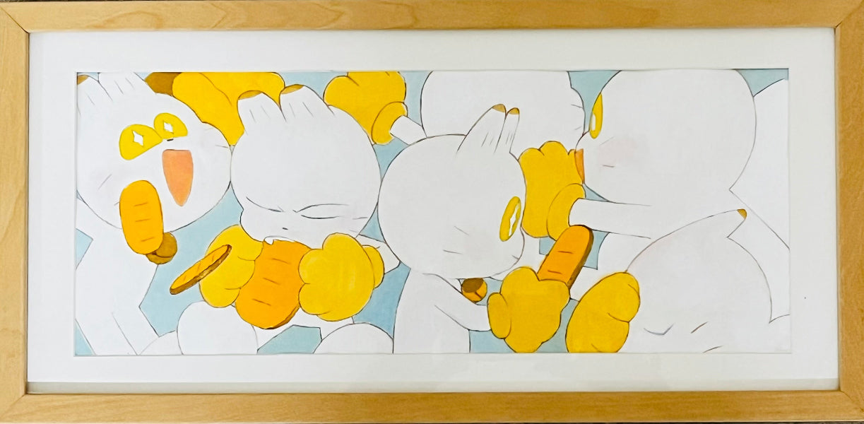Freeman Cat Evon Freeman - Lucky Cat - Original Art- Maneki Neko Exhibition – Lux ...