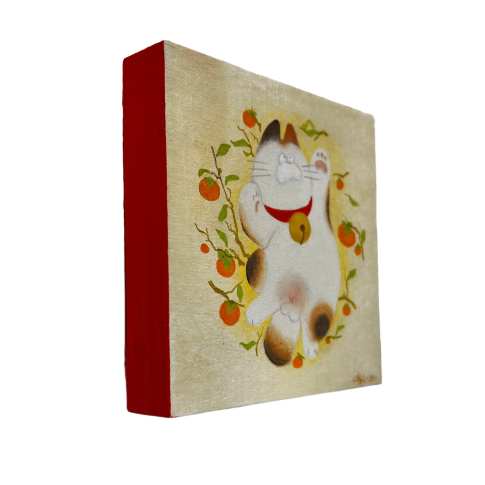 Grace Kum -Plenty - Original Art- Maneki Neko Exhibition