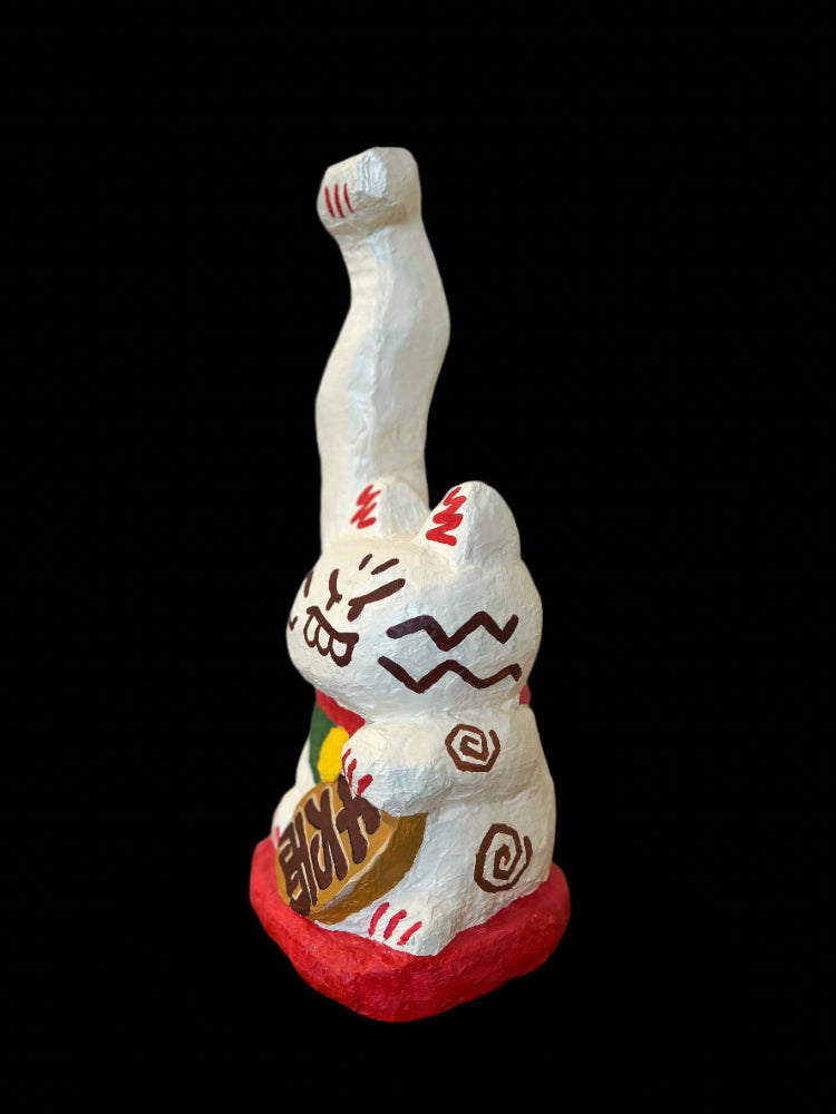 B. Chewy  - Spring Club - Original Artwork- Maneki Neko Exhibition