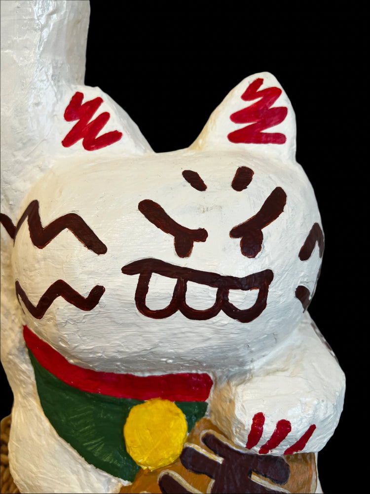 B. Chewy  - Spring Club - Original Artwork- Maneki Neko Exhibition