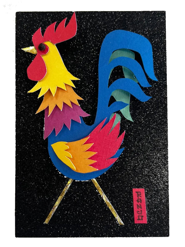 Jeff Ranjo Traditional Art piece #3 -  The 4"x 6"- Chinese Zodiac Show