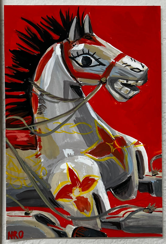 Natalie O'Brien Traditional Art piece #207 - The 4"x 6"- Chinese Zodiac Show