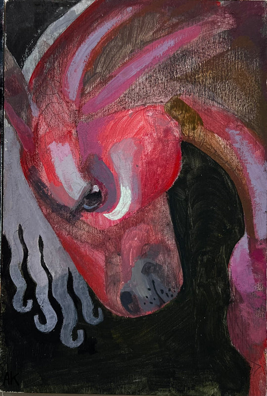 Ansel Kite Traditional Art piece #156 -  The 4"x 6"- Chinese Zodiac Show