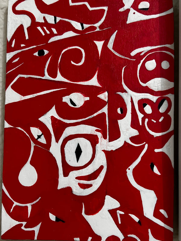Austin Reinkens Traditional Art piece #128  -  The 4"x 6"- Chinese Zodiac Show