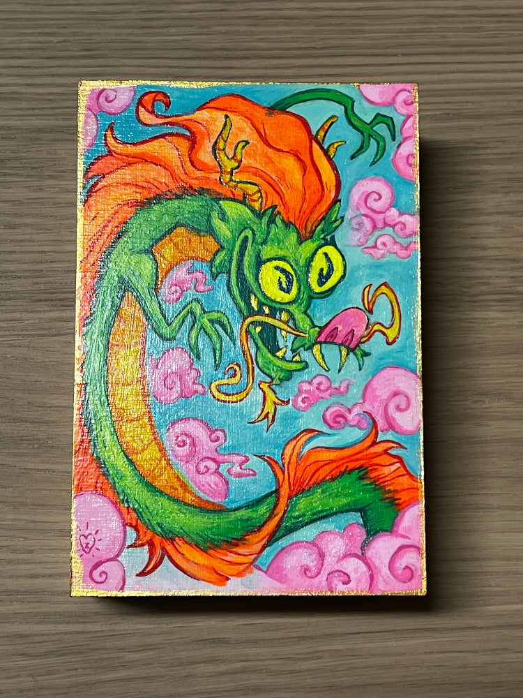 Zoe Moss  Traditional Art piece #171 -  The 4"x 6"- Chinese Zodiac Show