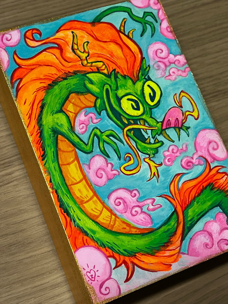 Zoe Moss  Traditional Art piece #171 -  The 4"x 6"- Chinese Zodiac Show