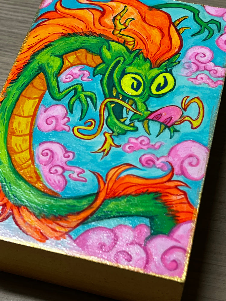 Zoe Moss  Traditional Art piece #171 -  The 4"x 6"- Chinese Zodiac Show