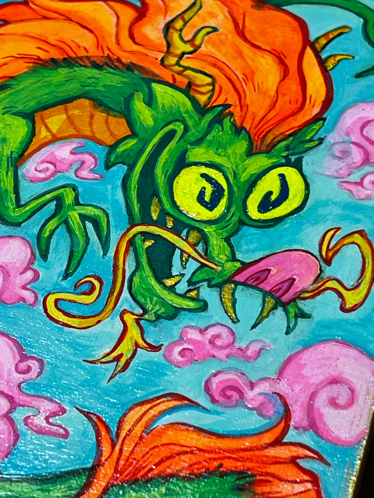 Zoe Moss  Traditional Art piece #171 -  The 4"x 6"- Chinese Zodiac Show